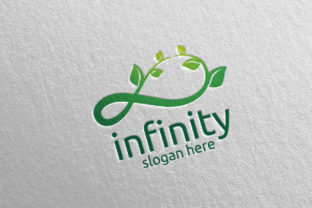 Green Infinity Loop Logo Design 33