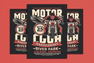 Motorcycle Club Event Flyer
