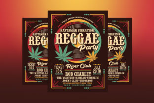 Reggae Music Party Flyer